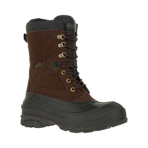 Men's Kamik NationPlus Waterproof Insulated Winter Boots -40  Sz. 10 Brown