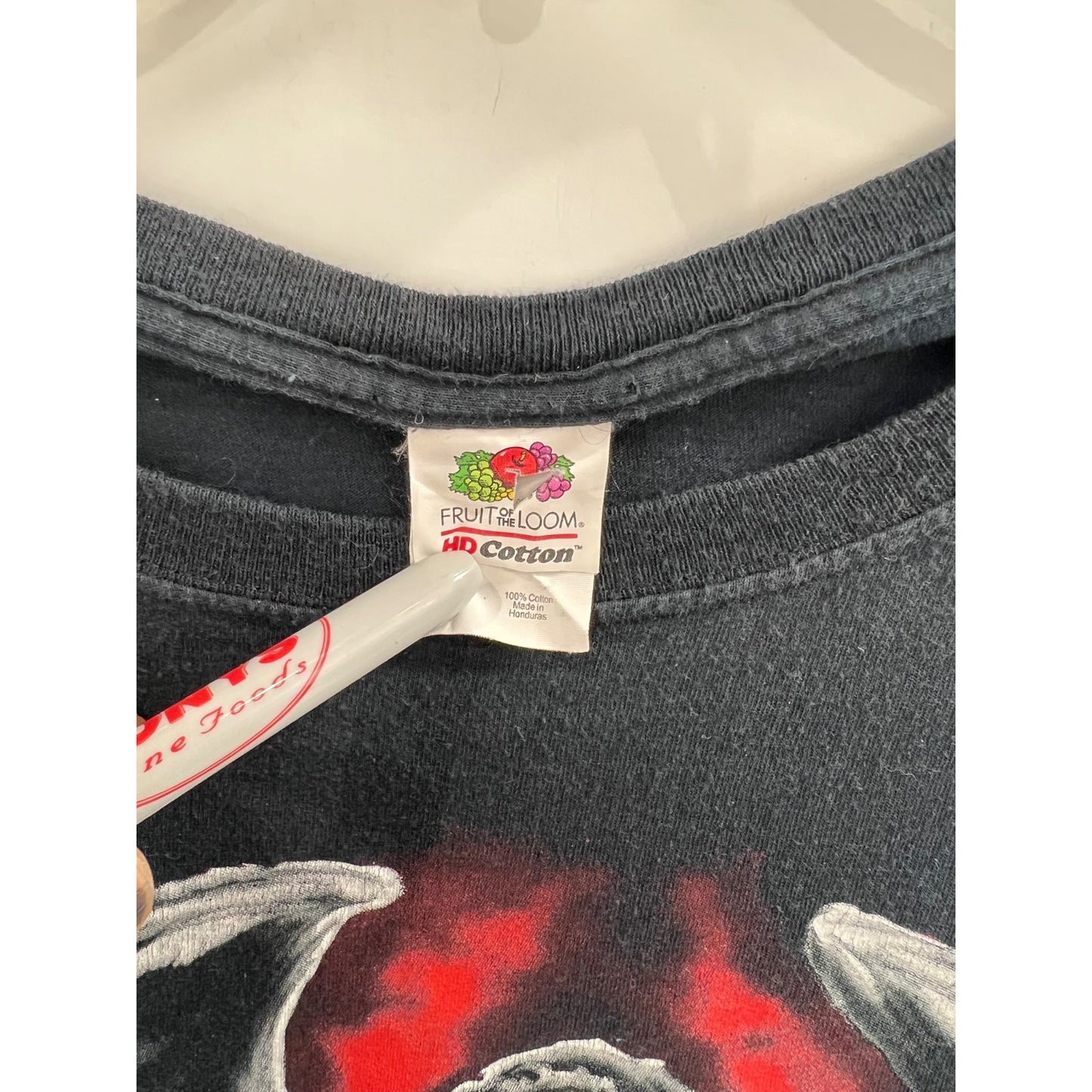 Grim Reaper Cerberus Graphic T-Shirt Black 3XL Y2K
