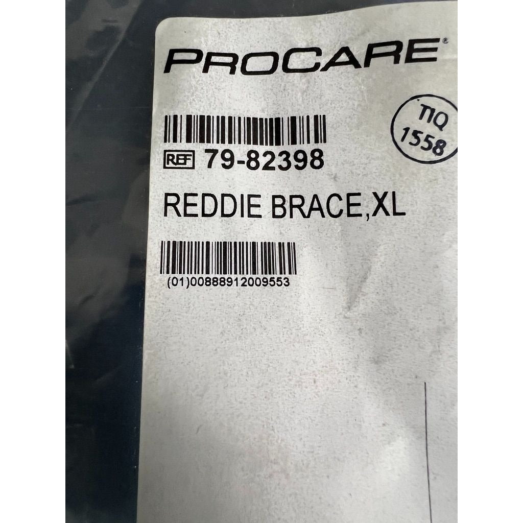 ProCare Reddie Knee Brace XL 23"-25.5" Neoprene Wraparound Patella Black New