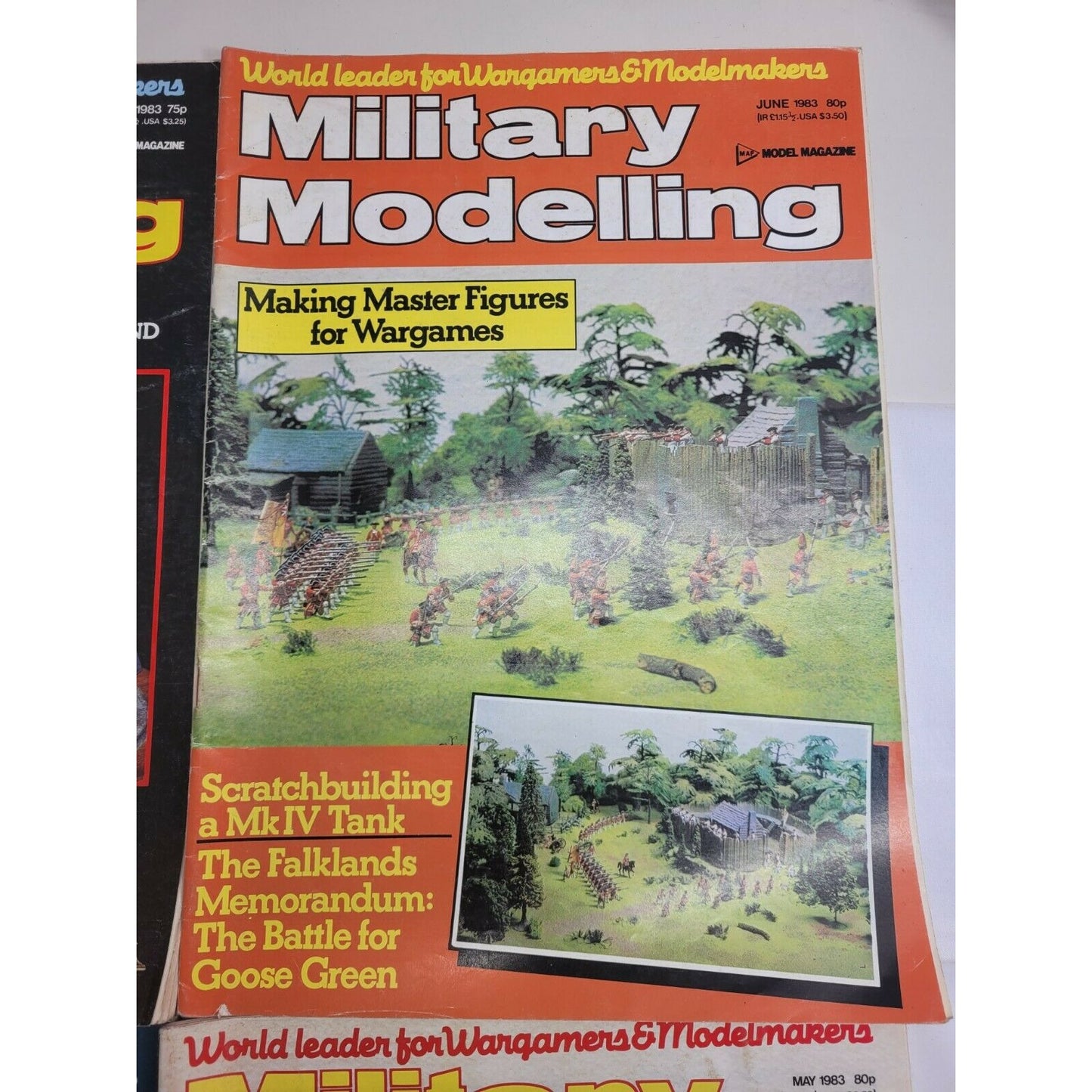 Vintage Military Modelling Magazines 1983 Collection for Wargamers & Model Makers