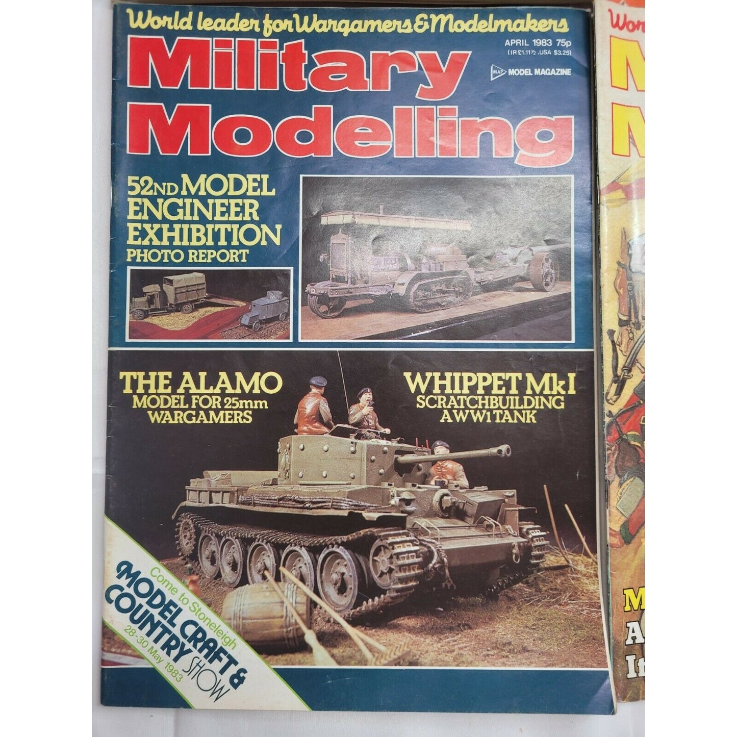 Vintage Military Modelling Magazines 1983 Collection for Wargamers & Model Makers