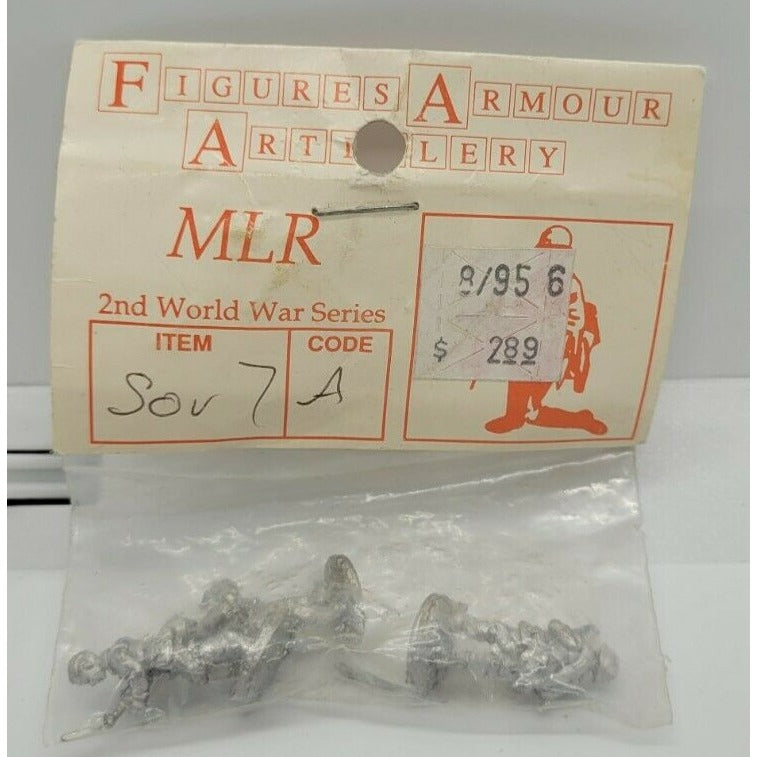 Vintage Figures Armour Artillery MLR WW2 Series Soviet Soldiers Infantry 15mm