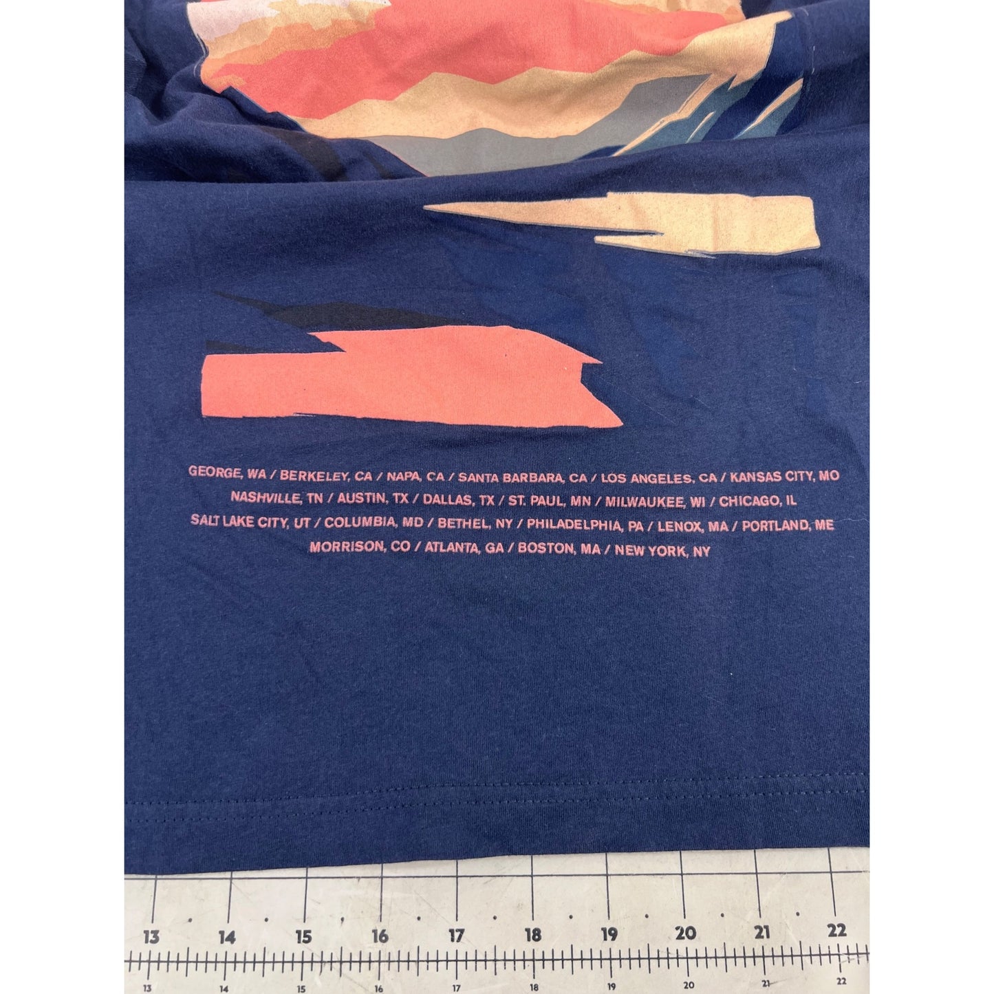 Brandi Carlile Navy Blue T-Shirt Women’s Sz. S “You and Me on the Rock” 2022