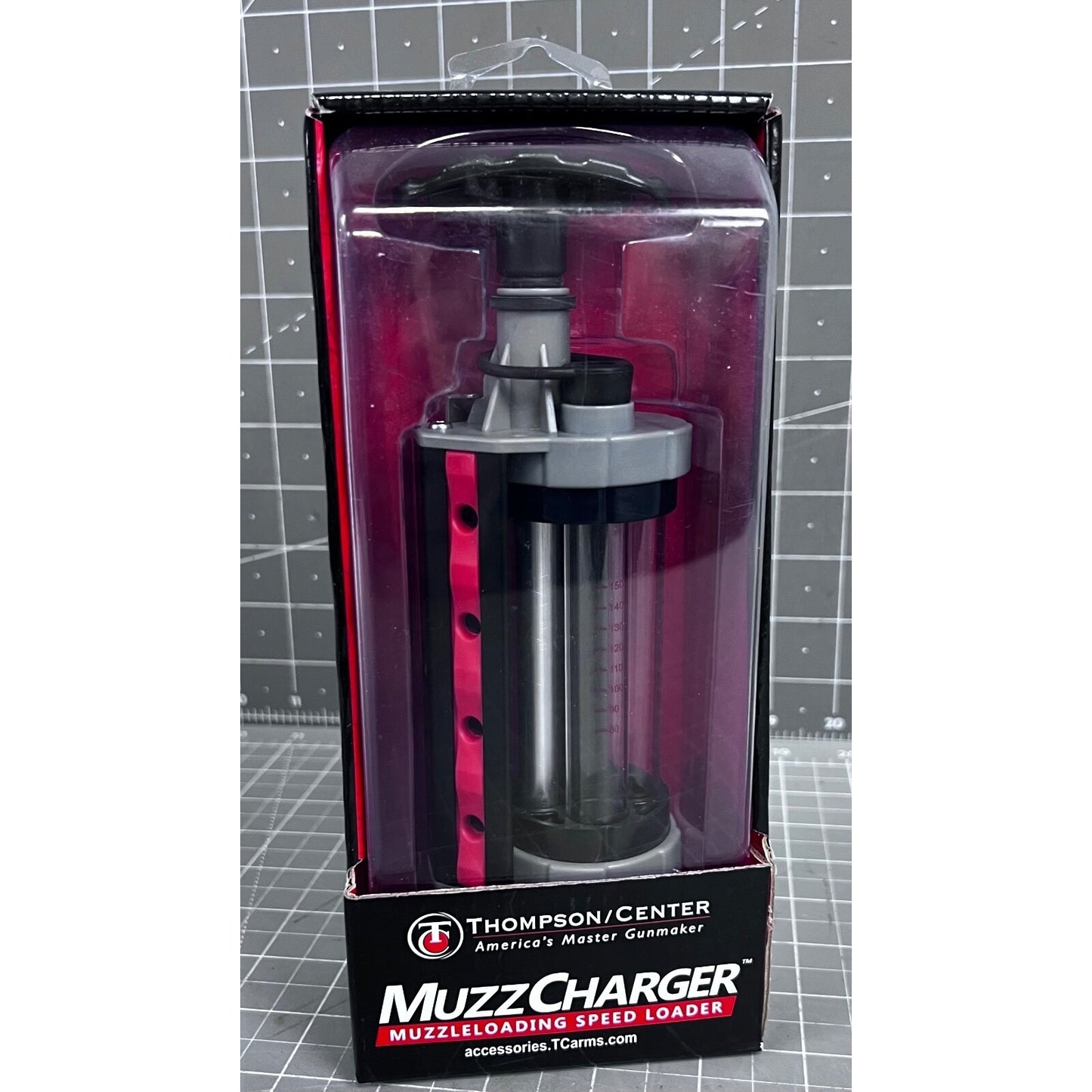 T/C Accessories MuzzCharger Muzzleloading Speed Loader 4-Shot Revolving Cylinder