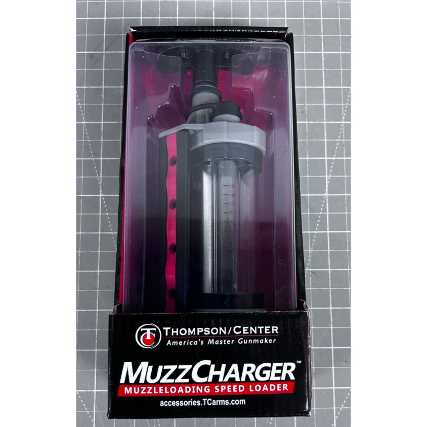 T/C Accessories MuzzCharger Muzzleloading Speed Loader 4-Shot Revolving Cylinder