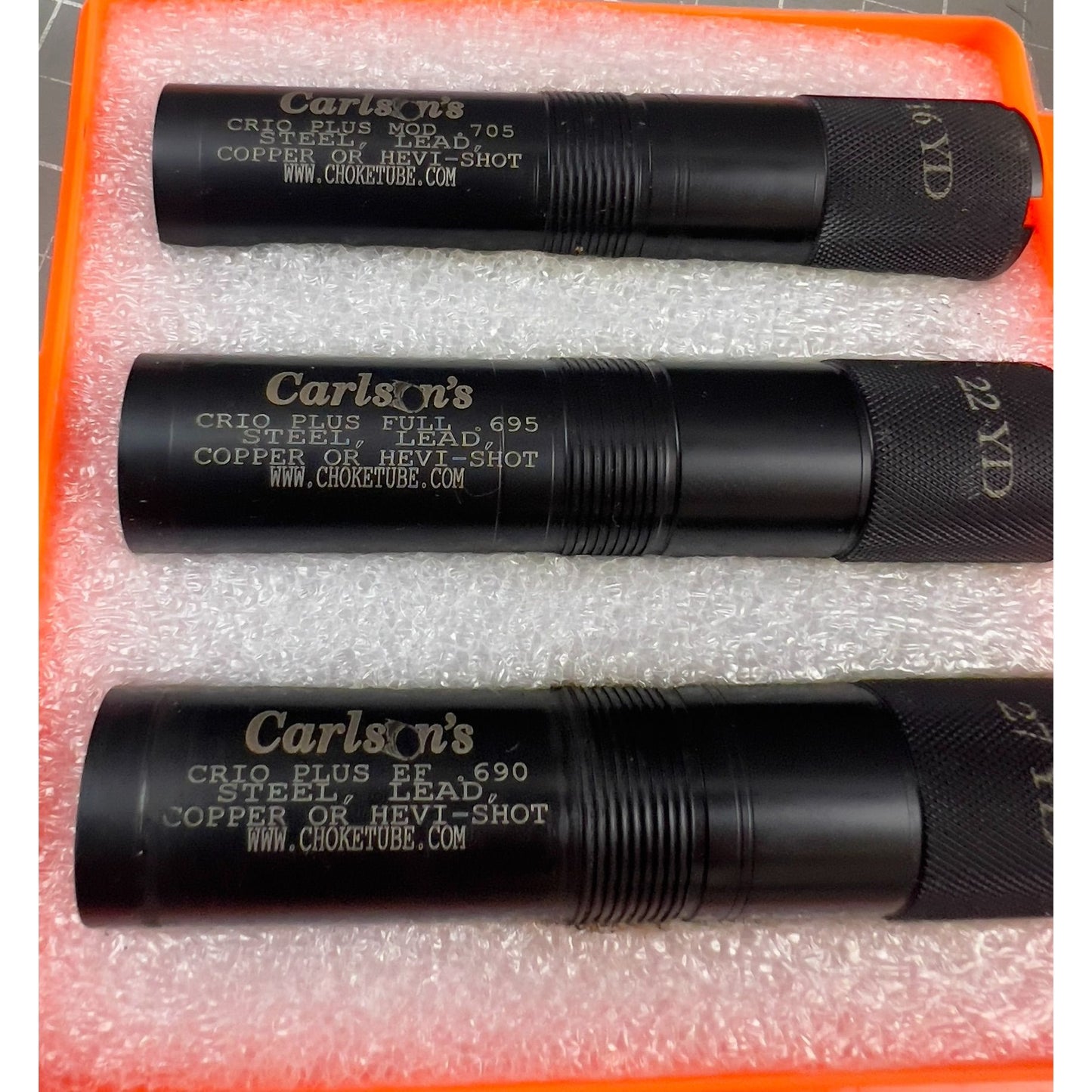 Carlson's Choke Tubes Trap Pack Set Benelli CRIO Plus SBE2 M2 12 Ga. Black 17210