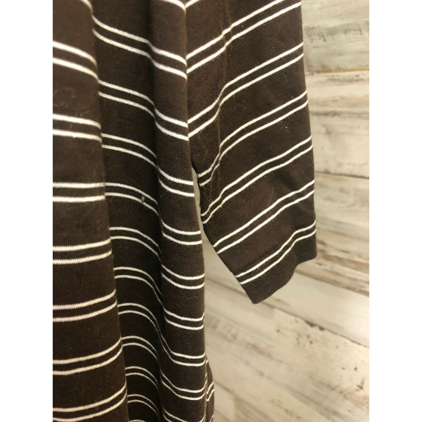 Ralph Lauren Polo Golf Men's Shirt Brown & Cream Stripe 100% Cotton XL