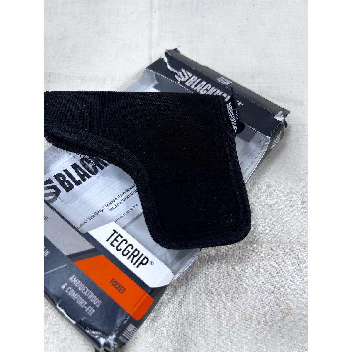 BLACKHAWK! TecGrip Small Auto Pocket Size 1 Ambidextrous Holster - Black - Black 1