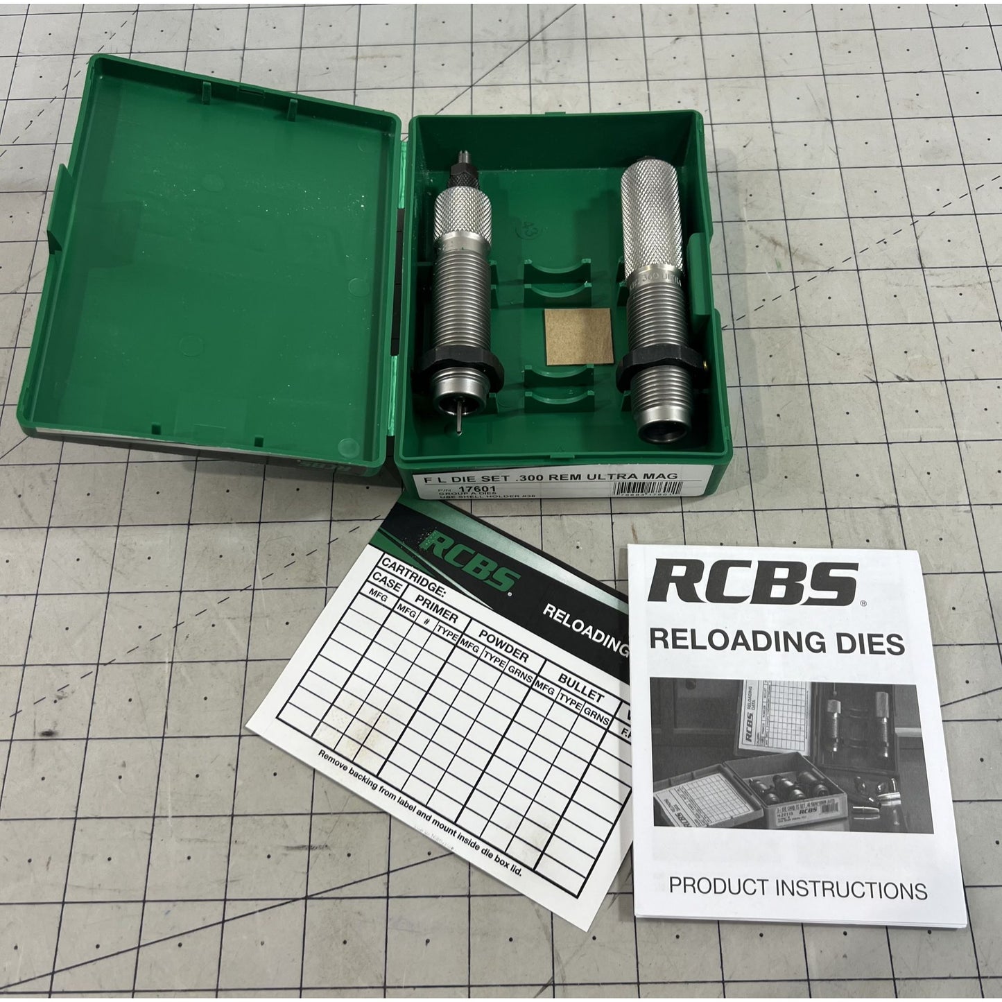 RCBS Full Length Die Set .300 Rem Ultra Mag New #17601
