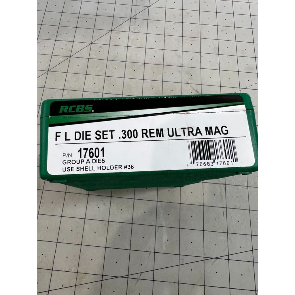 RCBS Full Length Die Set .300 Rem Ultra Mag New #17601