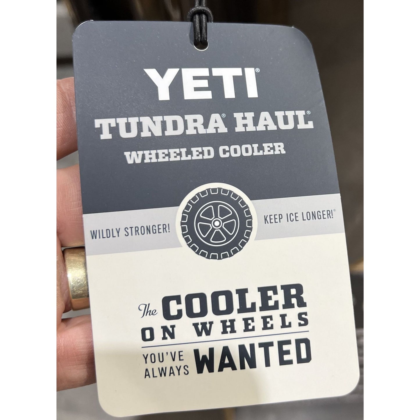 YETI Tundra Wetlands Haul Wheeled Cooler New Display Model Frogskin~~