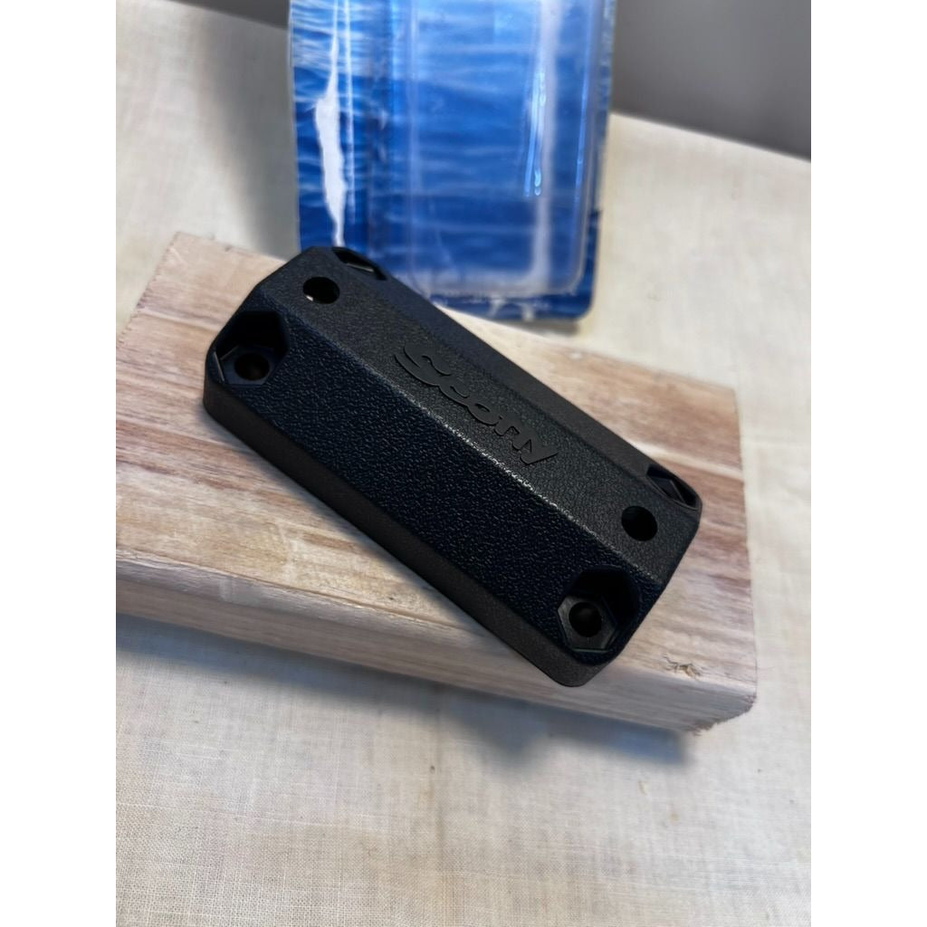 Scotty 242 Rail Mount Adapter Black For 1" Round Or Square Rails