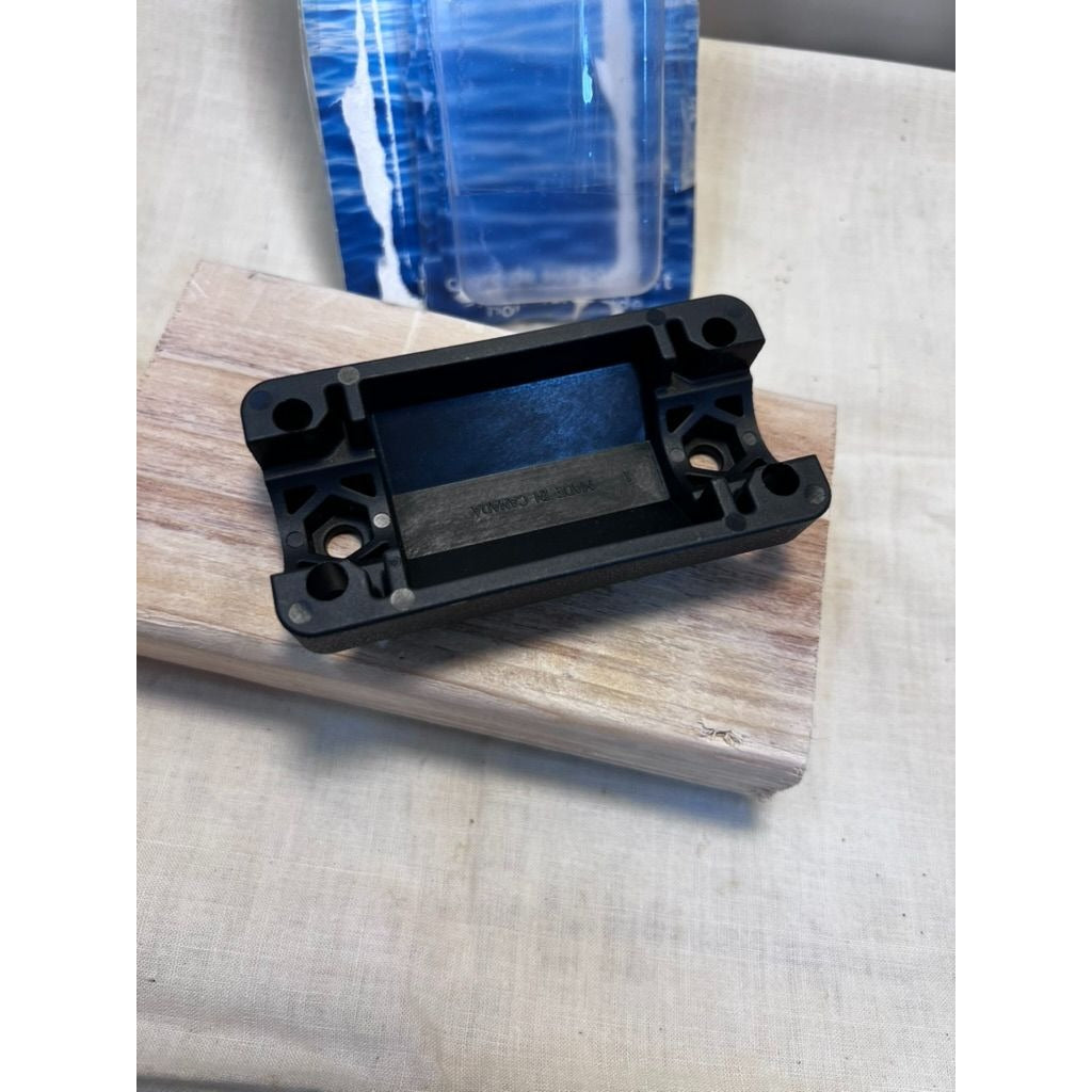 Scotty 242 Rail Mount Adapter Black For 1" Round Or Square Rails