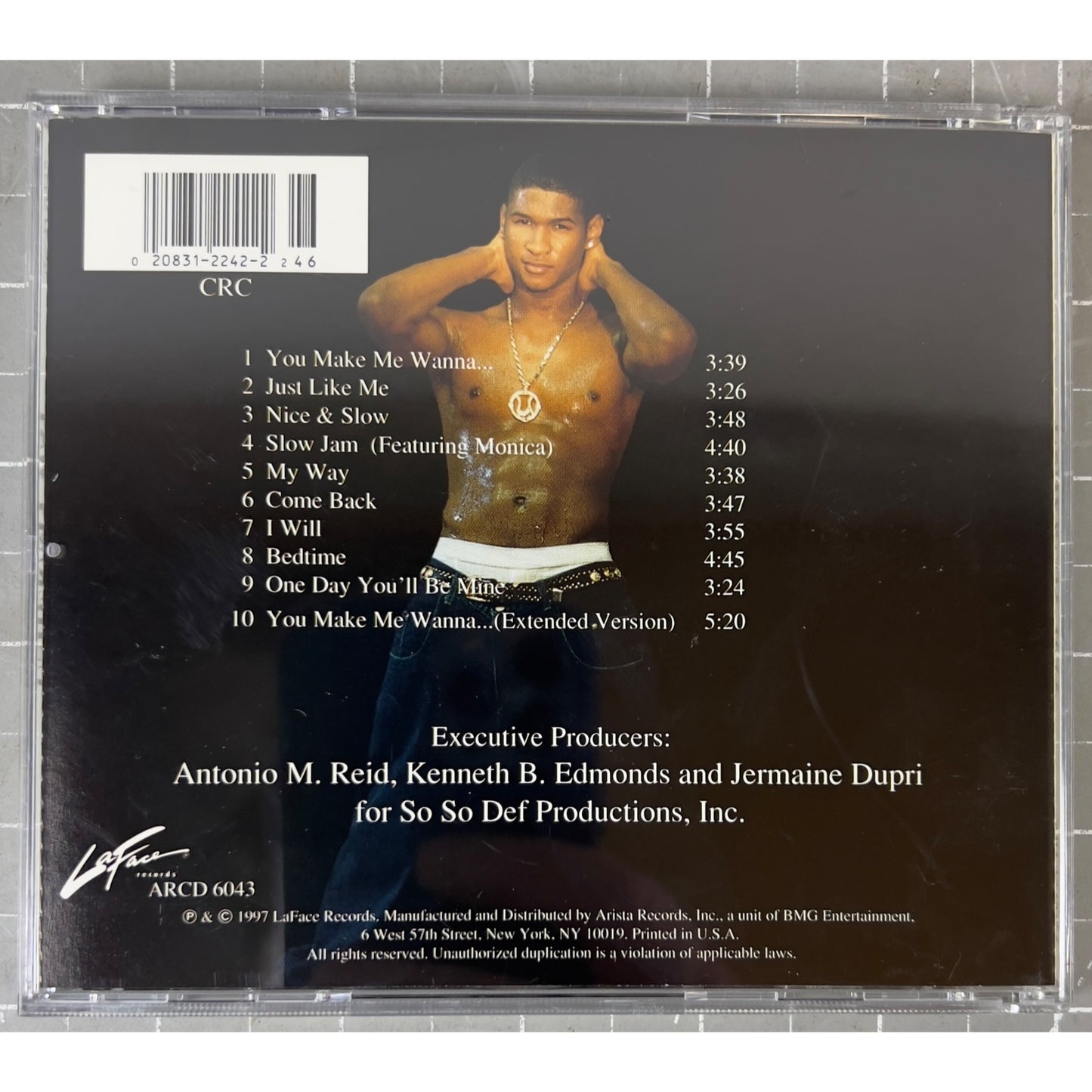 Usher "My Way" CD 1997 ARCD-6043 Vg+ Condition R&B Album Featuring "Nice & Slow" & "You Make Me Wanna"