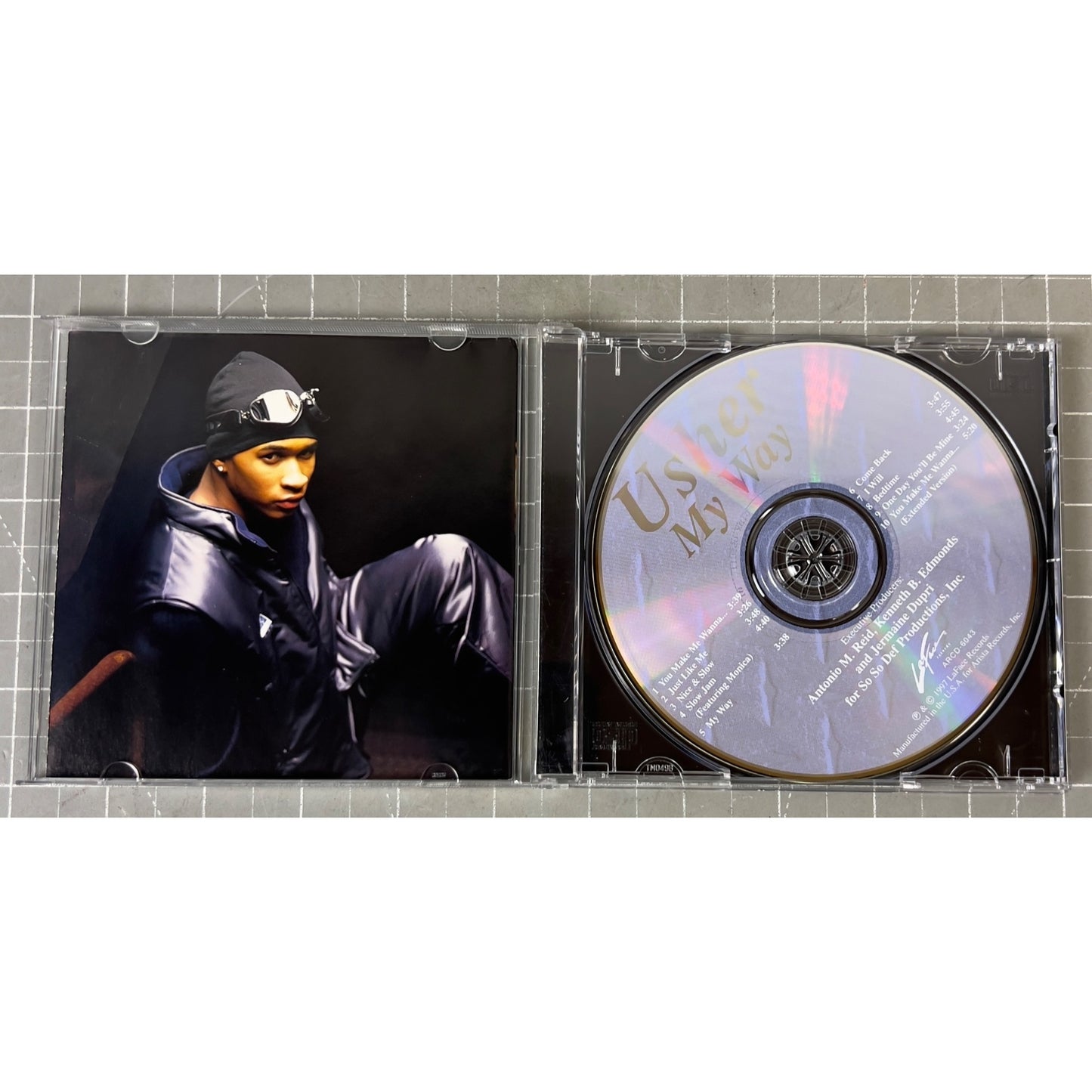 Usher "My Way" CD 1997 ARCD-6043 Vg+ Condition R&B Album Featuring "Nice & Slow" & "You Make Me Wanna"