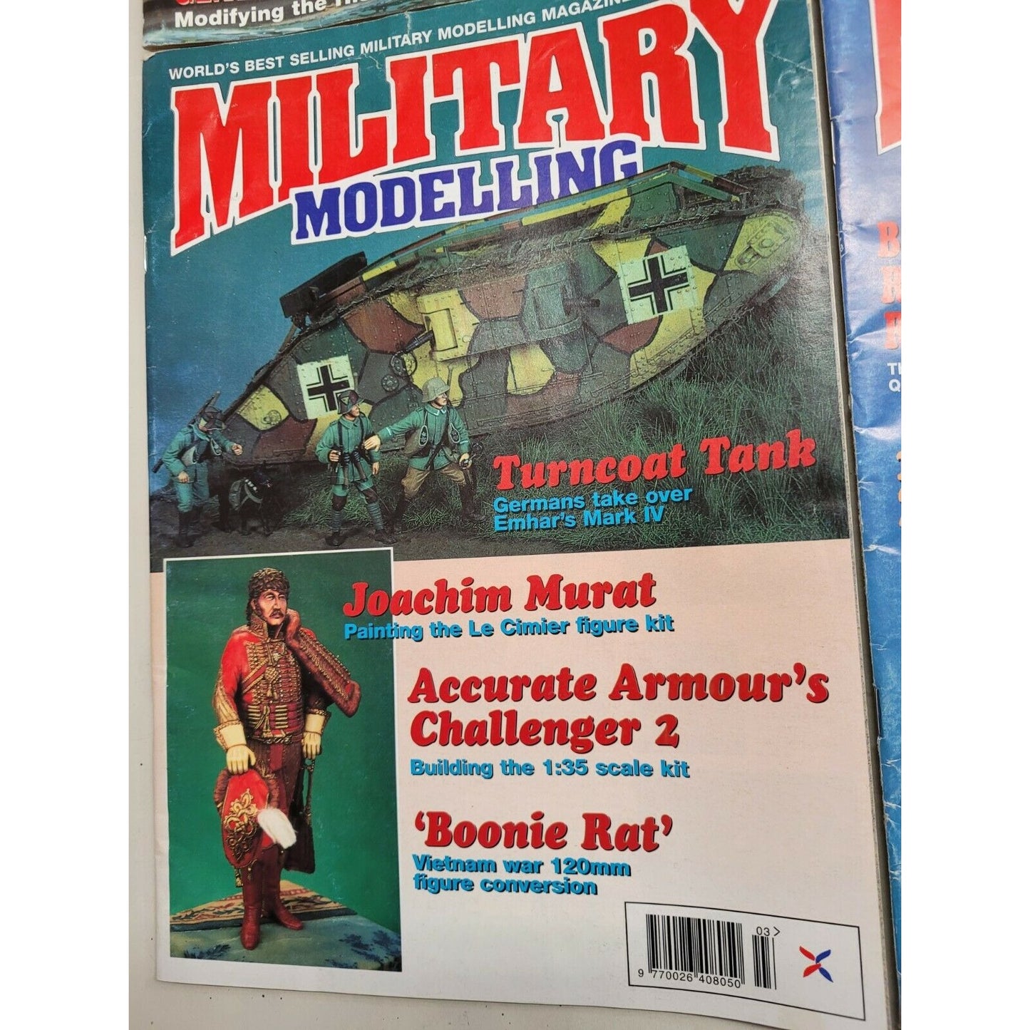 Vintage Military Modelling Magazines Lot of 4