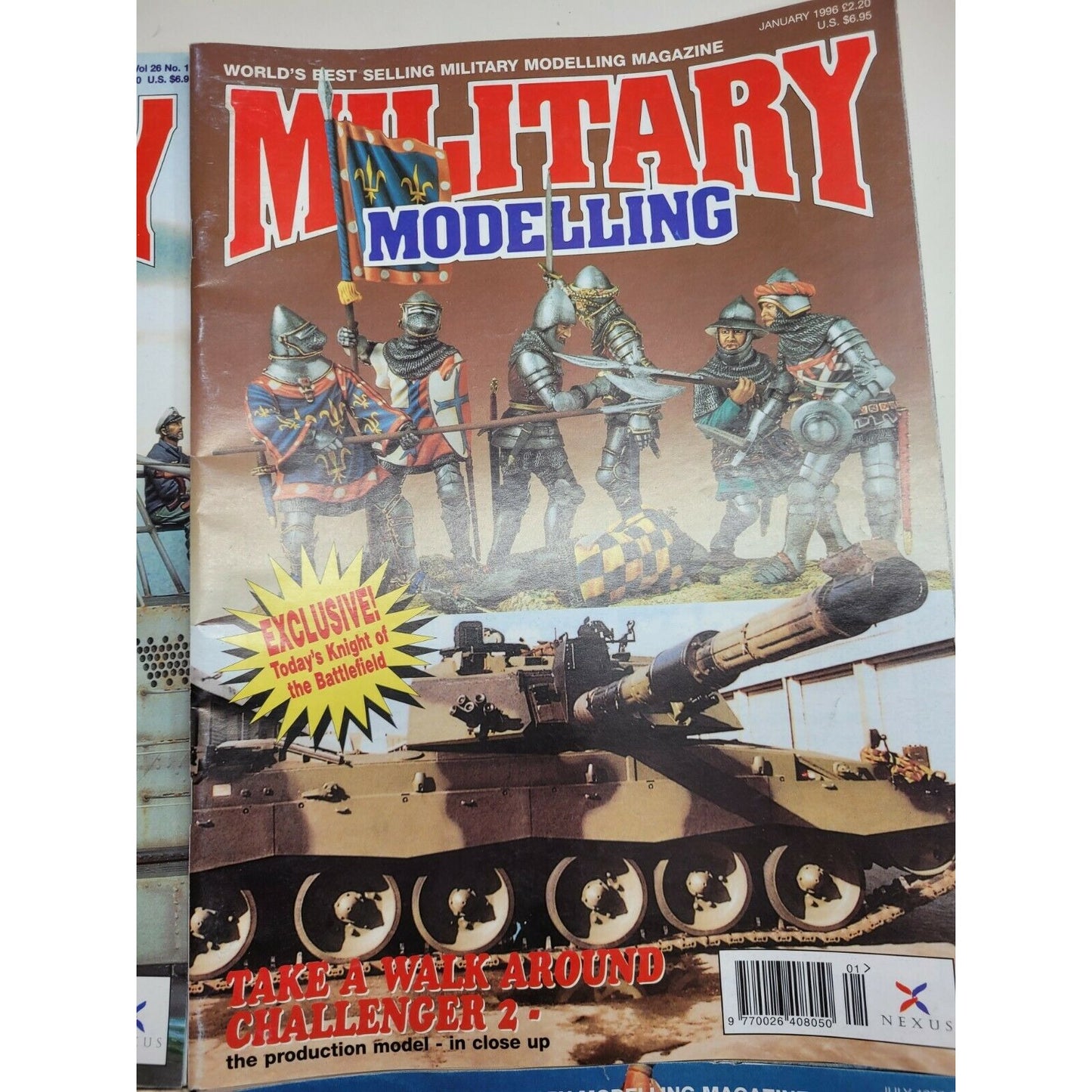 Vintage Military Modelling Magazines Lot of 4