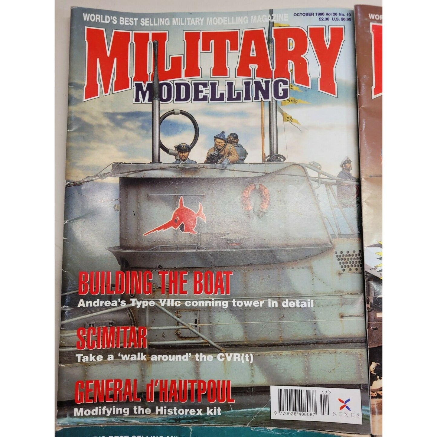 Vintage Military Modelling Magazines Lot of 4