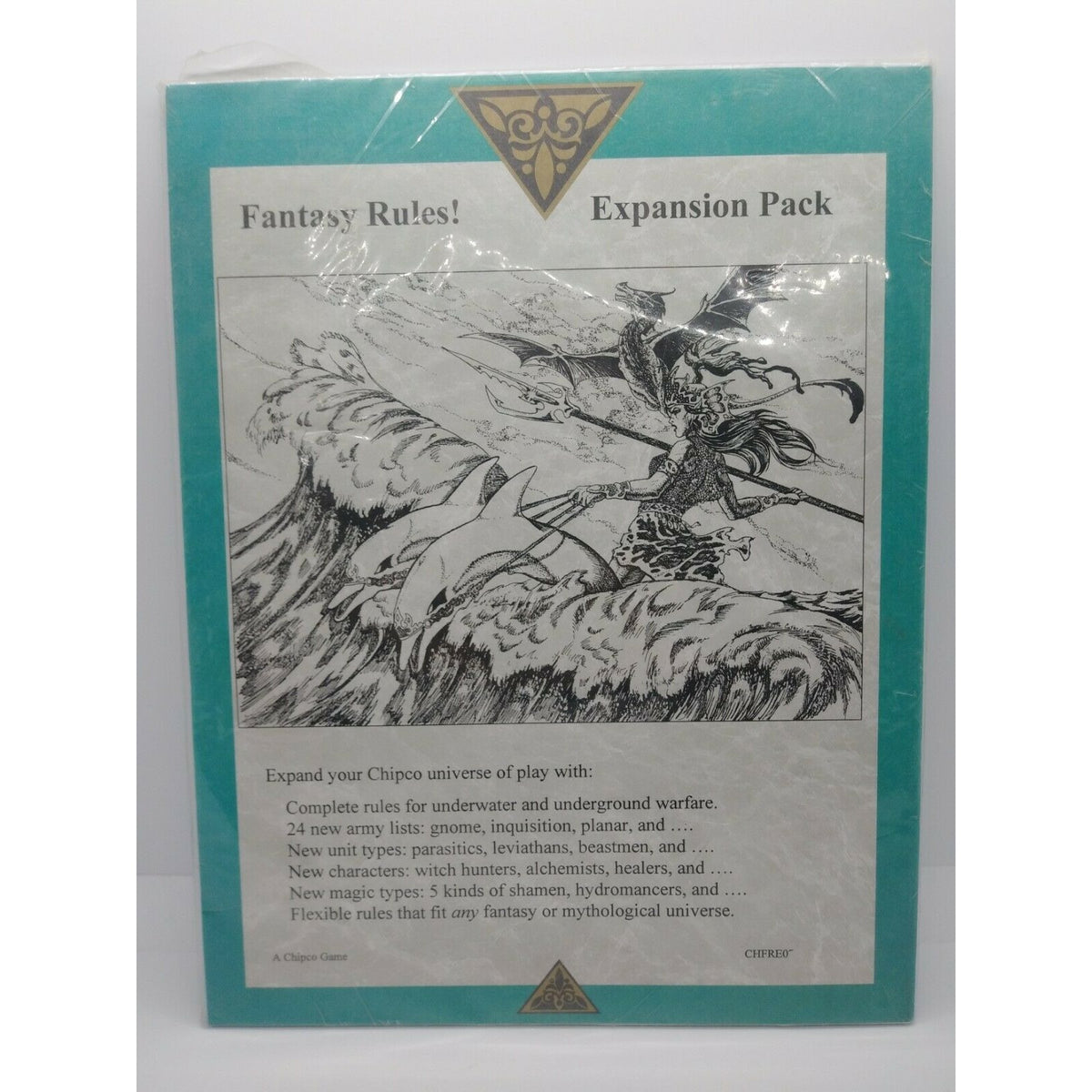 Fantasy Rules Expansion Pack Chipco Game Sealed Vintage RPG Supplement CHFRE0