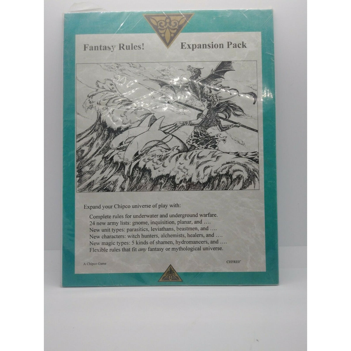 Fantasy Rules Expansion Pack Chipco Game Sealed Vintage RPG Supplement CHFRE0
