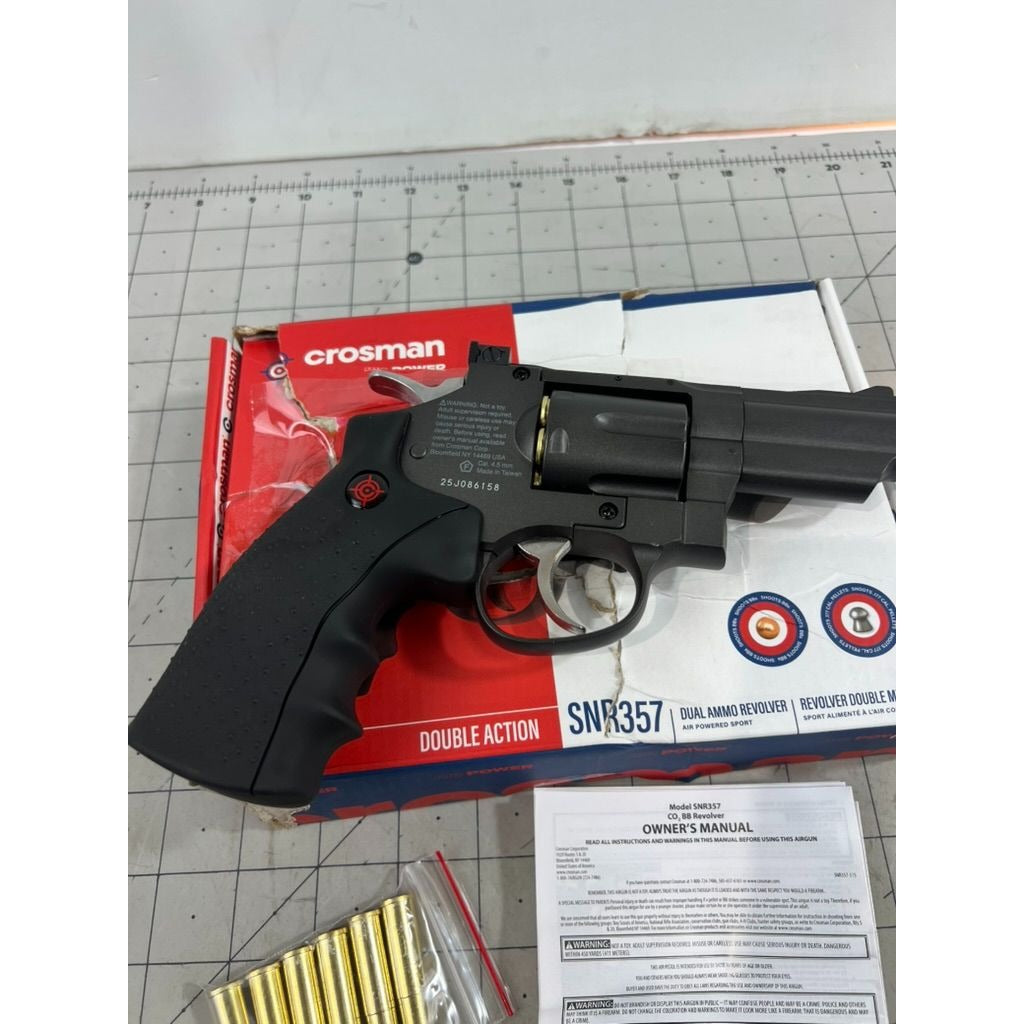 Crosman SNR357 CO2 Dual Ammo Full Metal Revolver 0.177 Caliber BB/ Pellet NEW