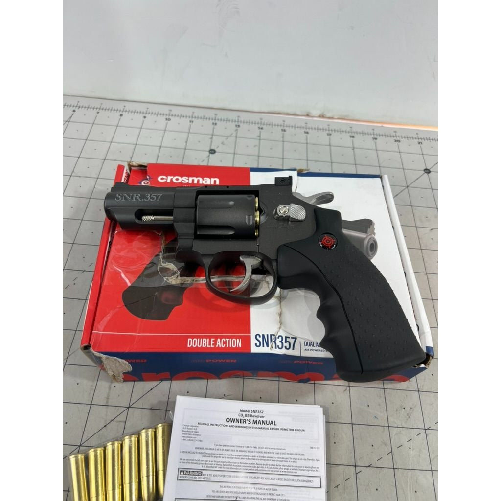Crosman SNR357 CO2 Dual Ammo Full Metal Revolver 0.177 Caliber BB/ Pellet NEW