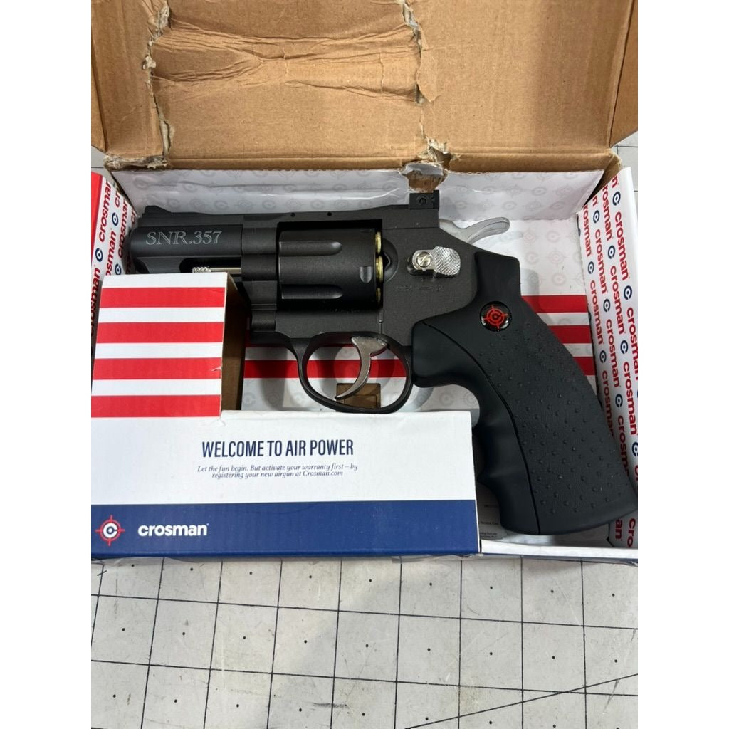 Crosman SNR357 CO2 Dual Ammo Full Metal Revolver 0.177 Caliber BB/ Pellet NEW