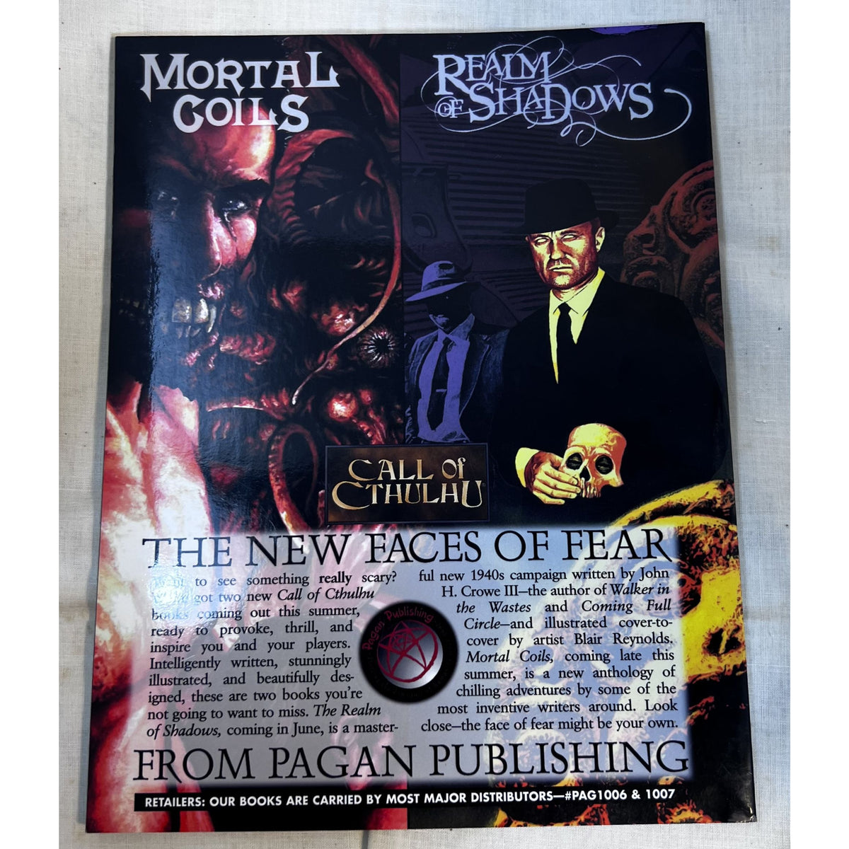 The Unspeakable Oath Issue 14/15 Call Of Cthulhu Horror RPG Pagan Publishing