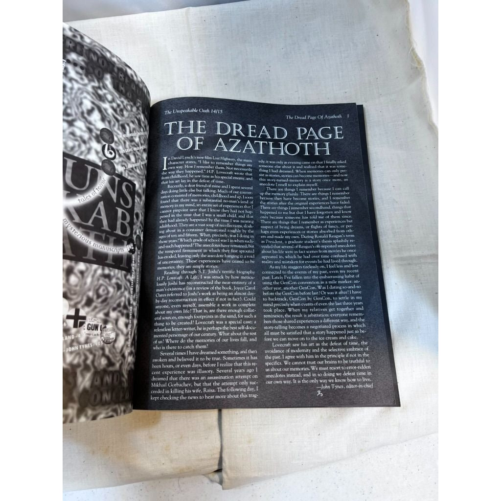 The Unspeakable Oath Issue 14/15 Call Of Cthulhu Horror RPG Pagan Publishing