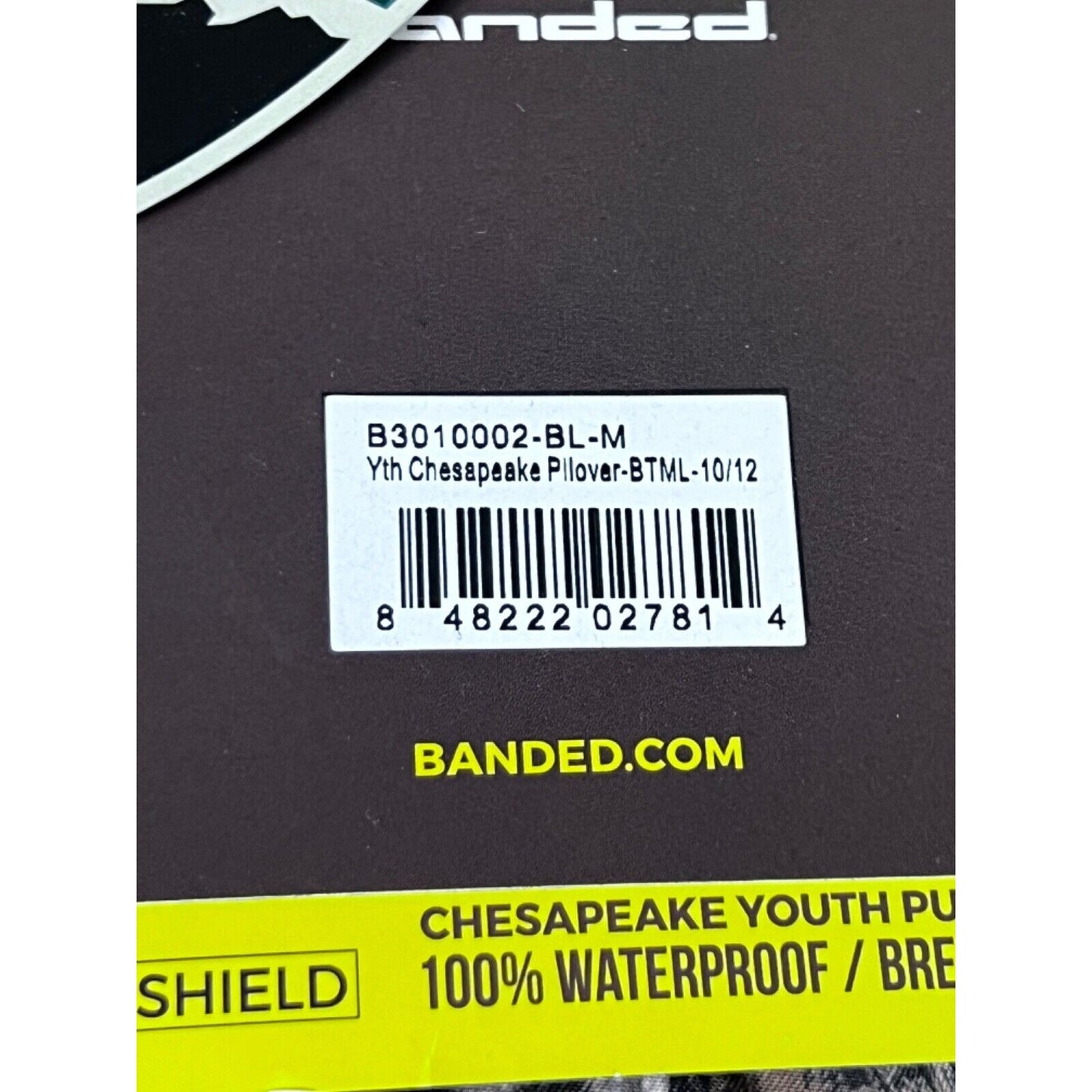 Banded Chesapeake Youth Pullover Medium (10-12) Hunting Jacket NEW NWT~~