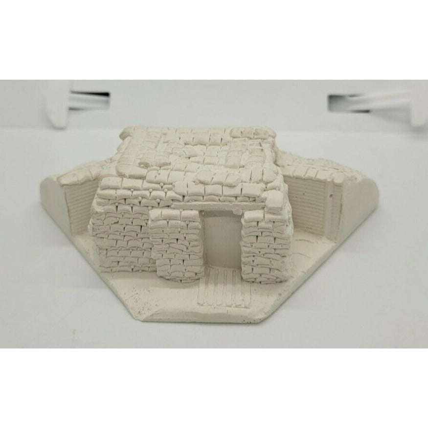 FIREBASE Games - Small Sandbag Bunker Pillbox Wargame Miniatures Made in UK