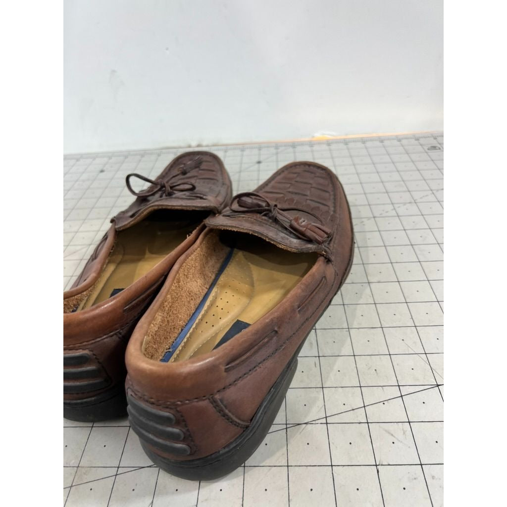 Giorgio Brutini Men’s Brown Leather Tassel Loafers Sz. 13