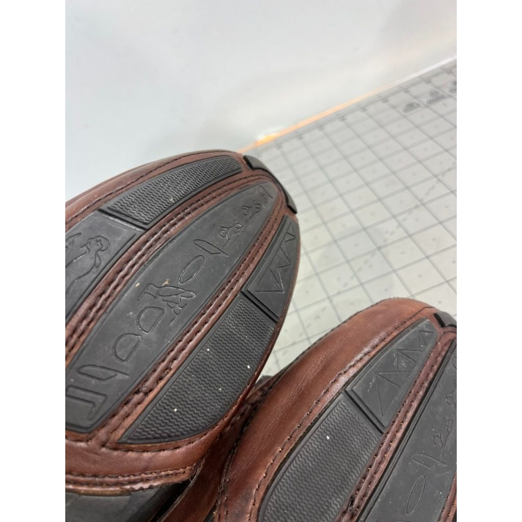 Giorgio Brutini Men’s Brown Leather Tassel Loafers Sz. 13