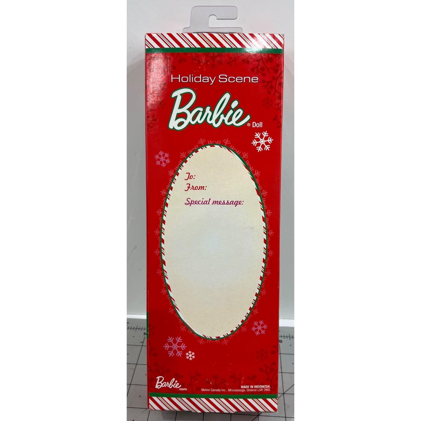 Barbie Holiday Scene Doll Red Dress & Accessories New P8790