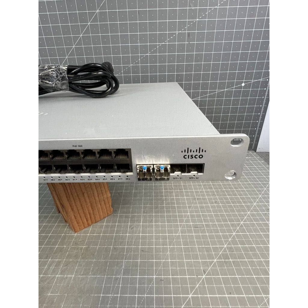Cisco Meraki MS225-48FP-HW 48-Port Gigabit Ethernet Switch Working Condition