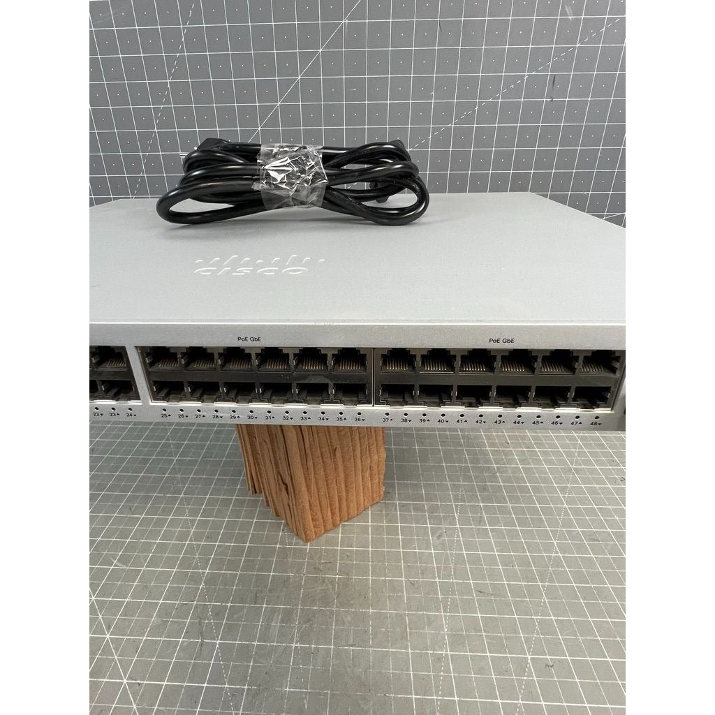 Cisco Meraki MS225-48FP-HW 48-Port Gigabit Ethernet Switch Working Condition