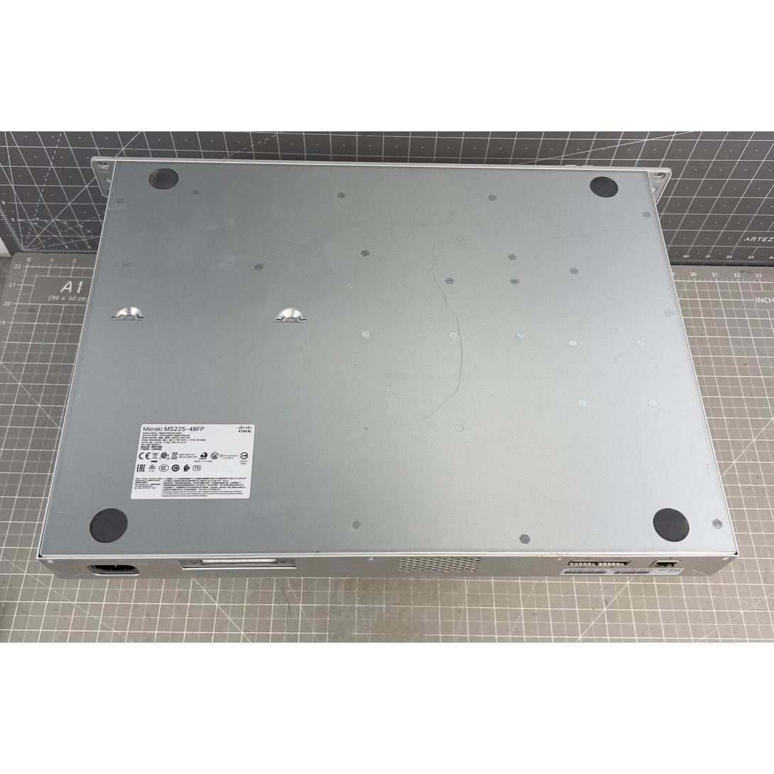 Cisco Meraki MS225-48FP-HW 48-Port Gigabit Ethernet Switch Working Condition