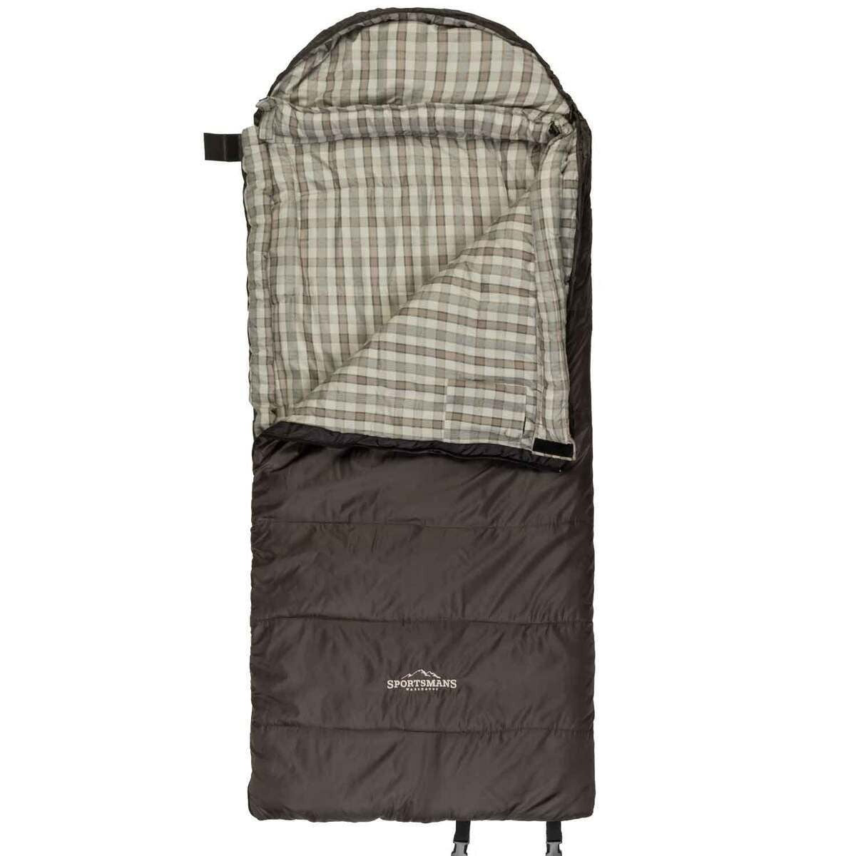 Sportsmans Warehouse Yellowstone +40° Youth Sleeping Bag 60"x26" Black New