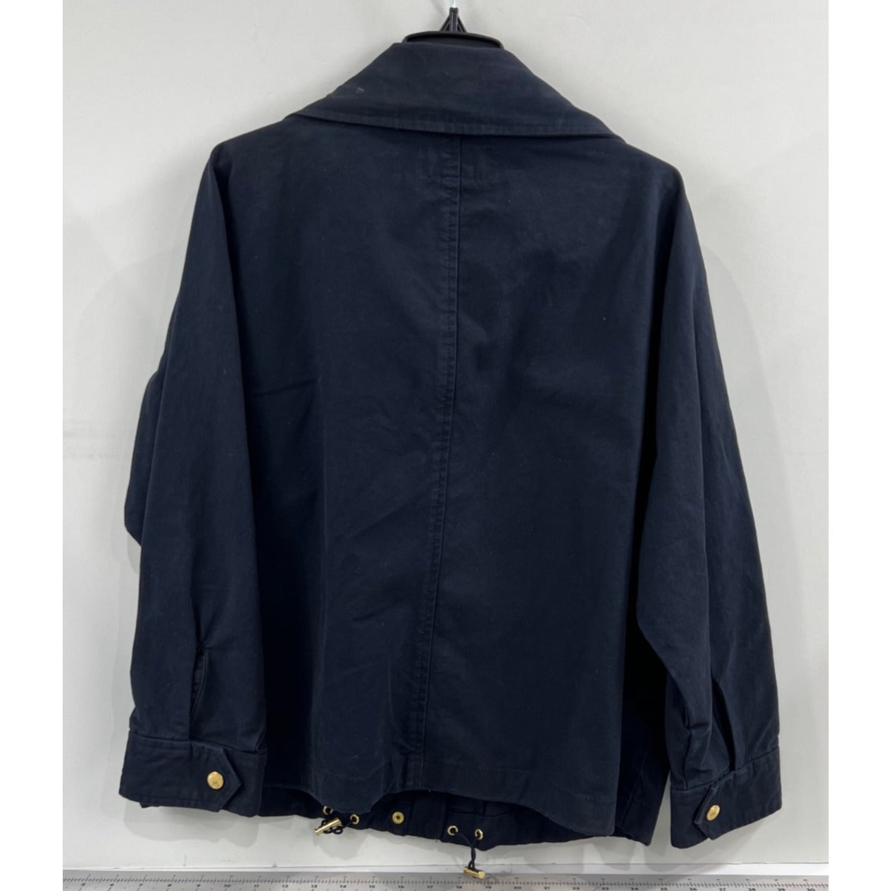Michael Kors Women's Navy Cotton Jacket Sz. M P-Coat Detroit Jacket