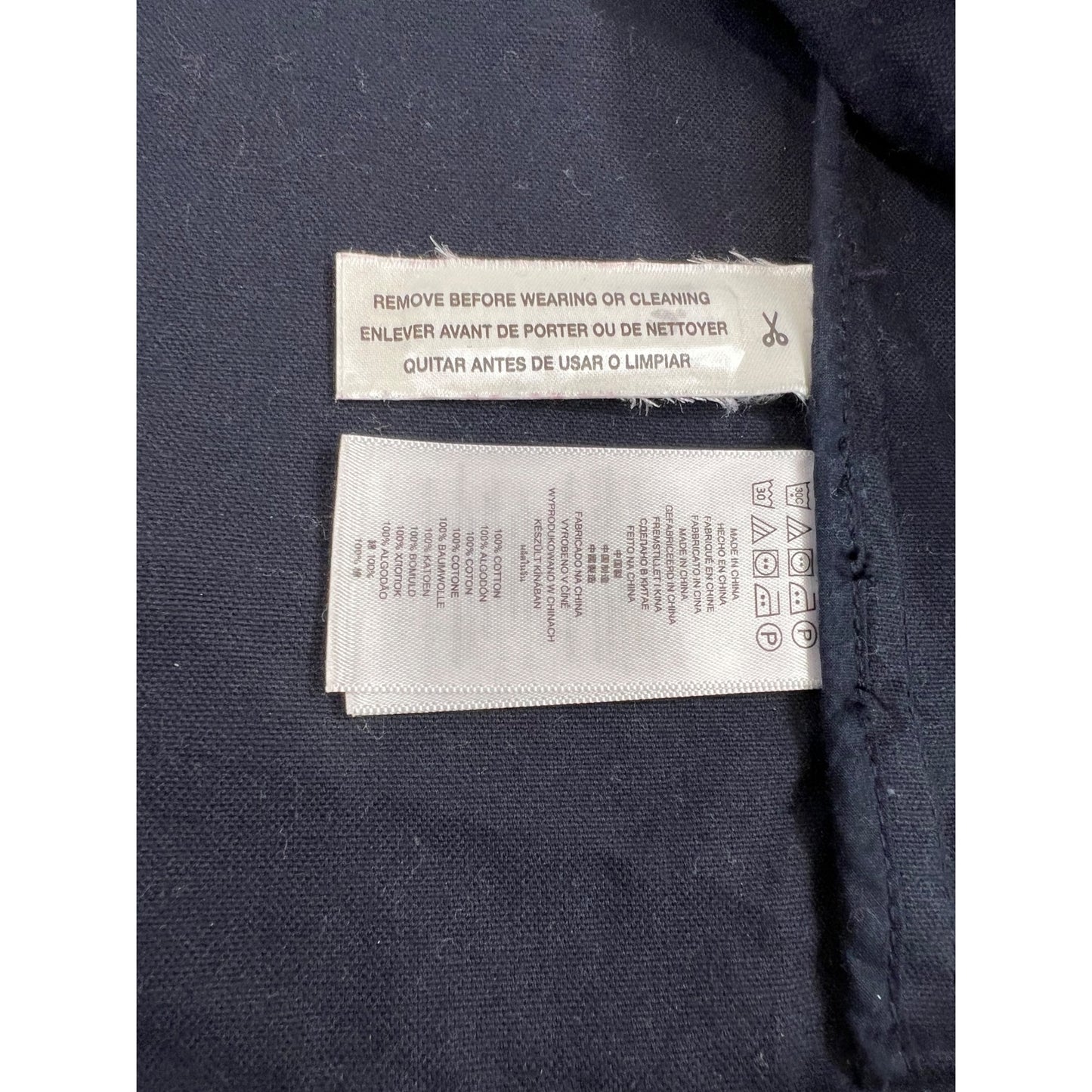Michael Kors Women's Navy Cotton Jacket Sz. M P-Coat Detroit Jacket