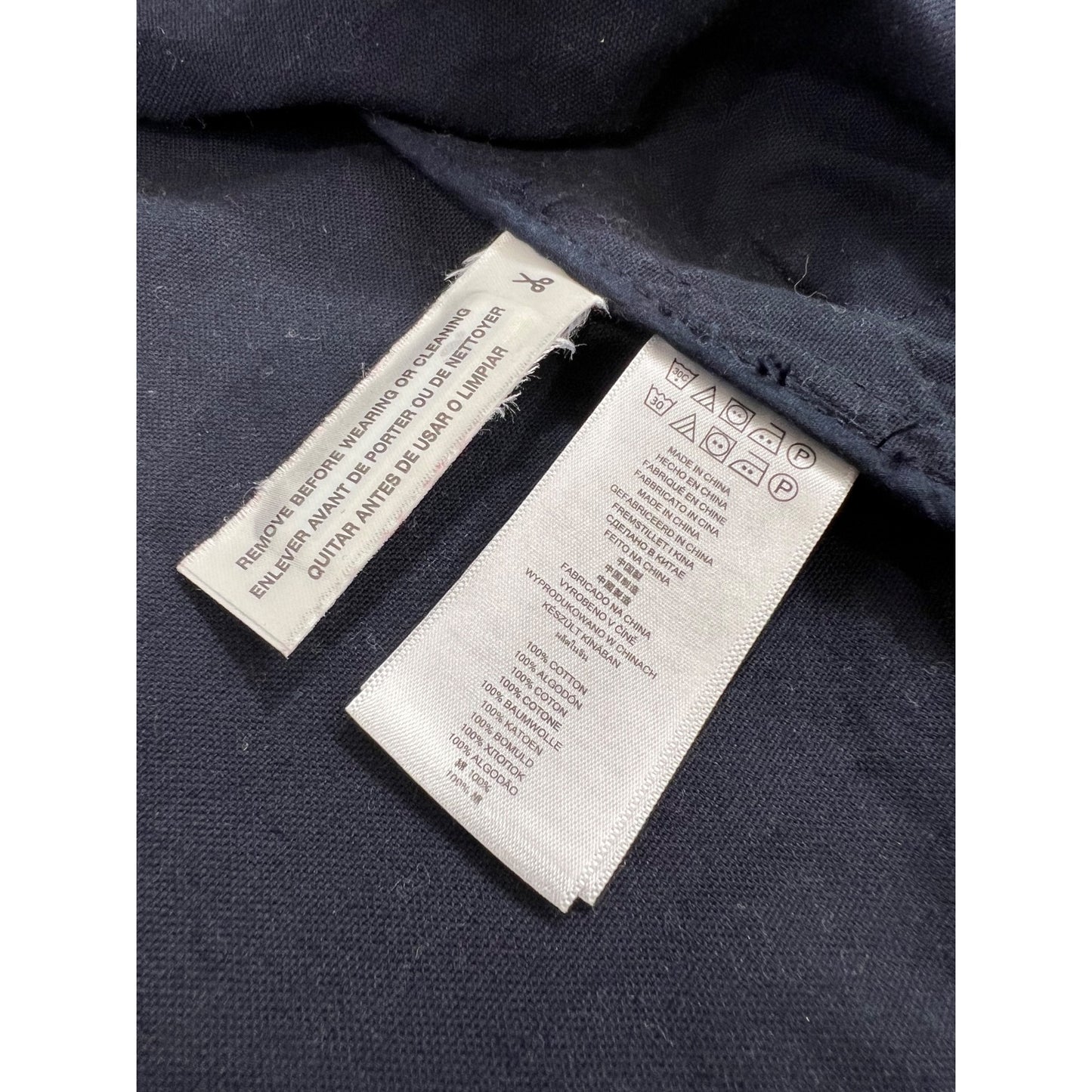 Michael Kors Women's Navy Cotton Jacket Sz. M P-Coat Detroit Jacket
