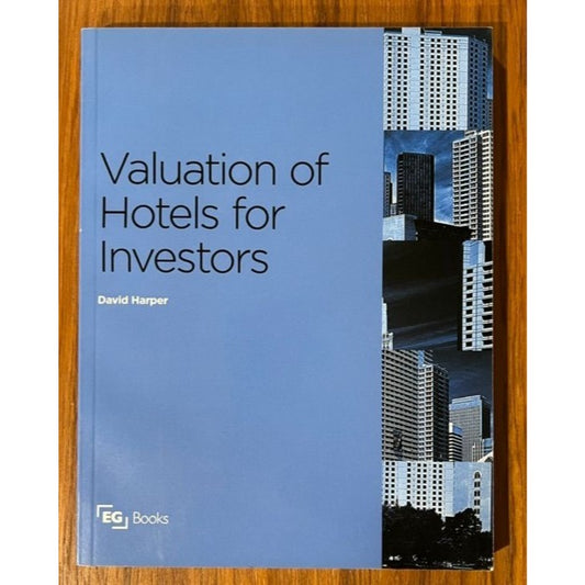VALUATION OF HOTELS FOR INVESTORS By HARPER, DAVID (Paperback) Like New