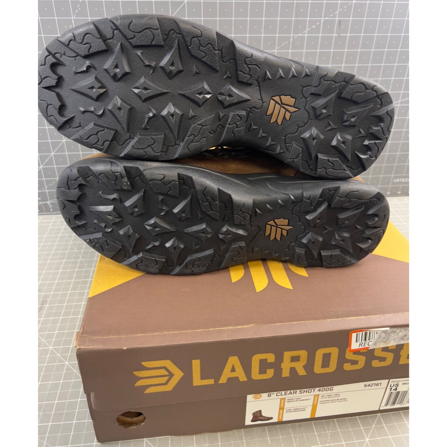 LaCrosse 8" Clear Shot 400G Waterproof Insulated Hunting Boots Size 14 New