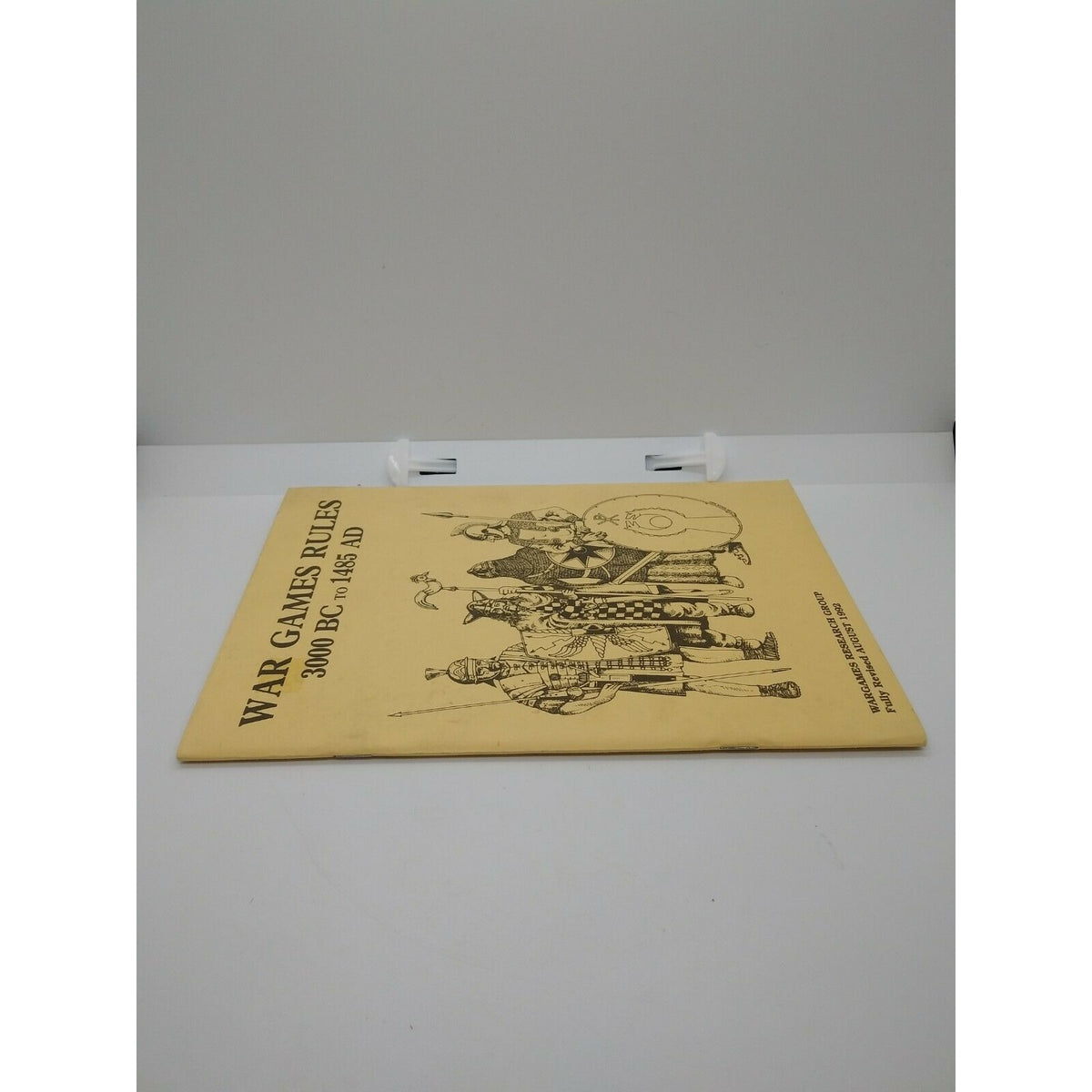 War Games Rules 3000 BC To 1485 AD Wargames Research Group Fully Revised Aug '92