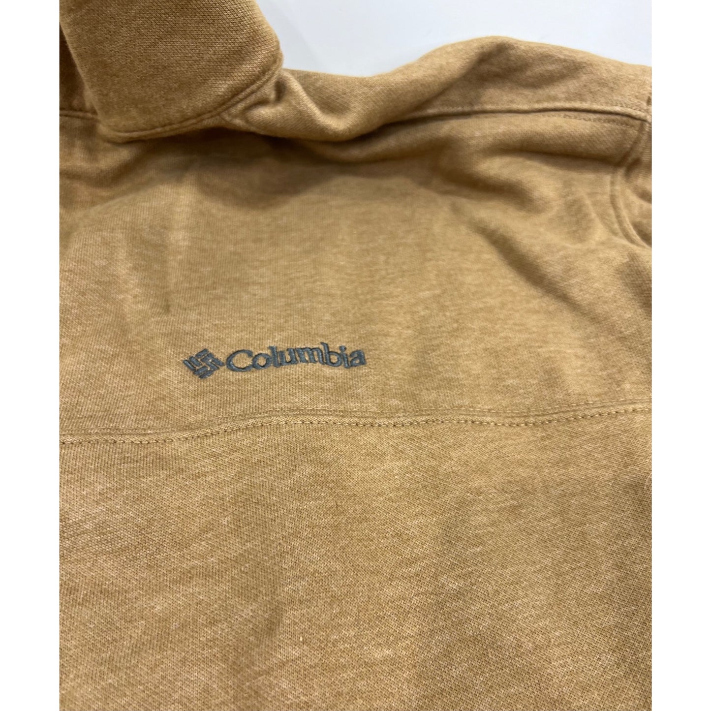 Columbia Tan 1/4 Zip Fleece Pullover Sweatshirt XXL NWOT