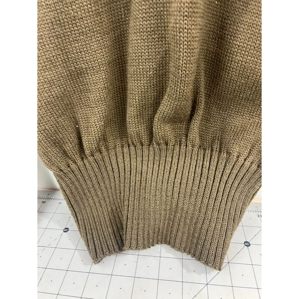 Vintage Military Wool Pullover Sweater Men's Large US Military SEBO Knitwear