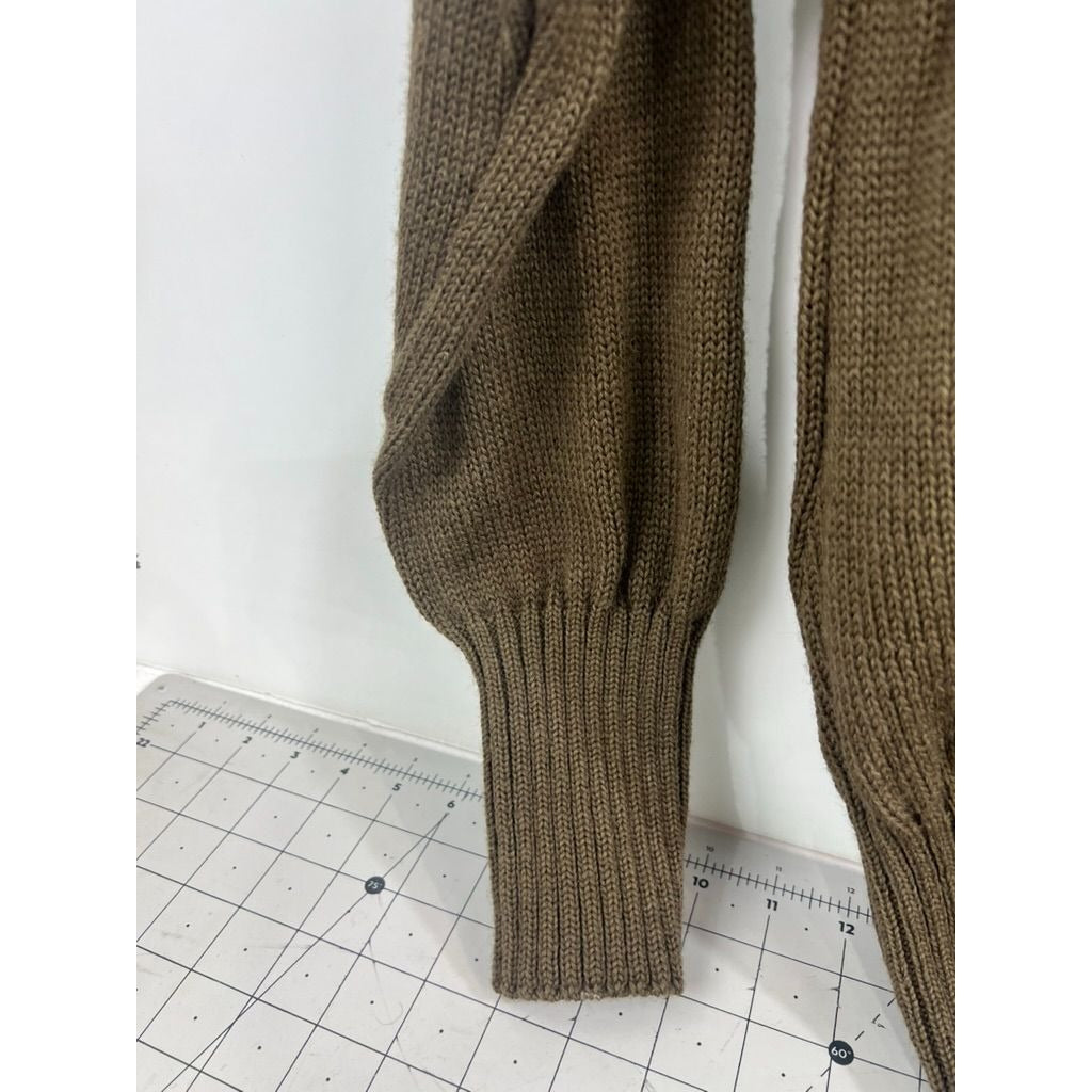 Vintage Military Wool Pullover Sweater Men's Large US Military SEBO Knitwear