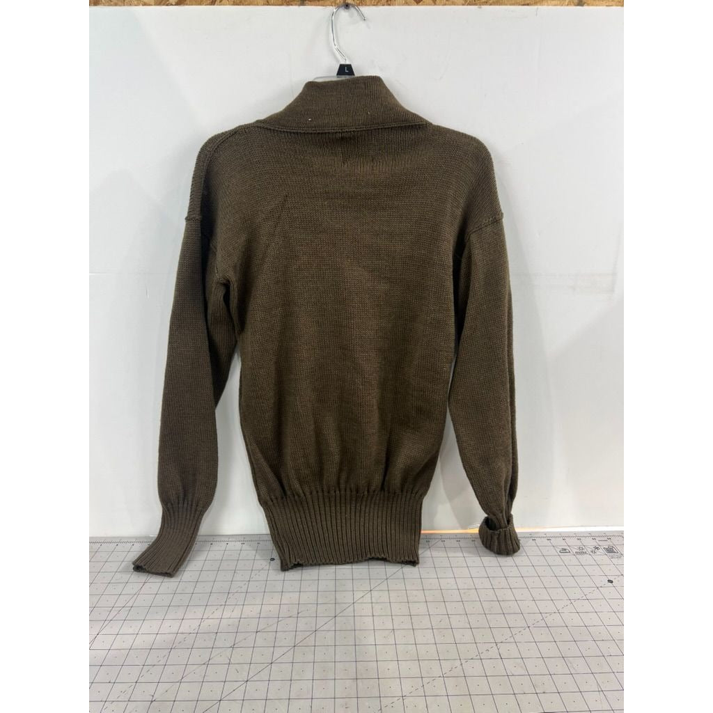Vintage Military Wool Pullover Sweater Men's Large US Military SEBO Knitwear