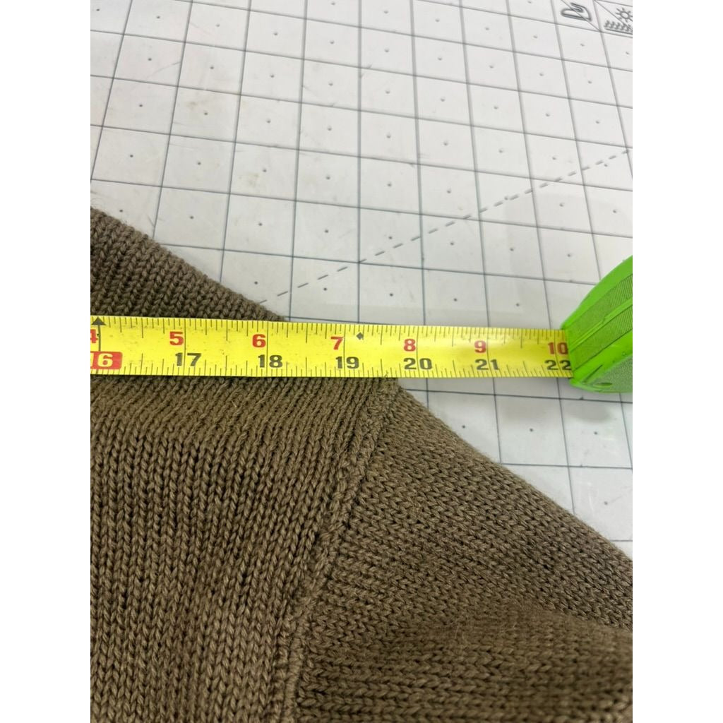 Vintage Military Wool Pullover Sweater Men's Large US Military SEBO Knitwear