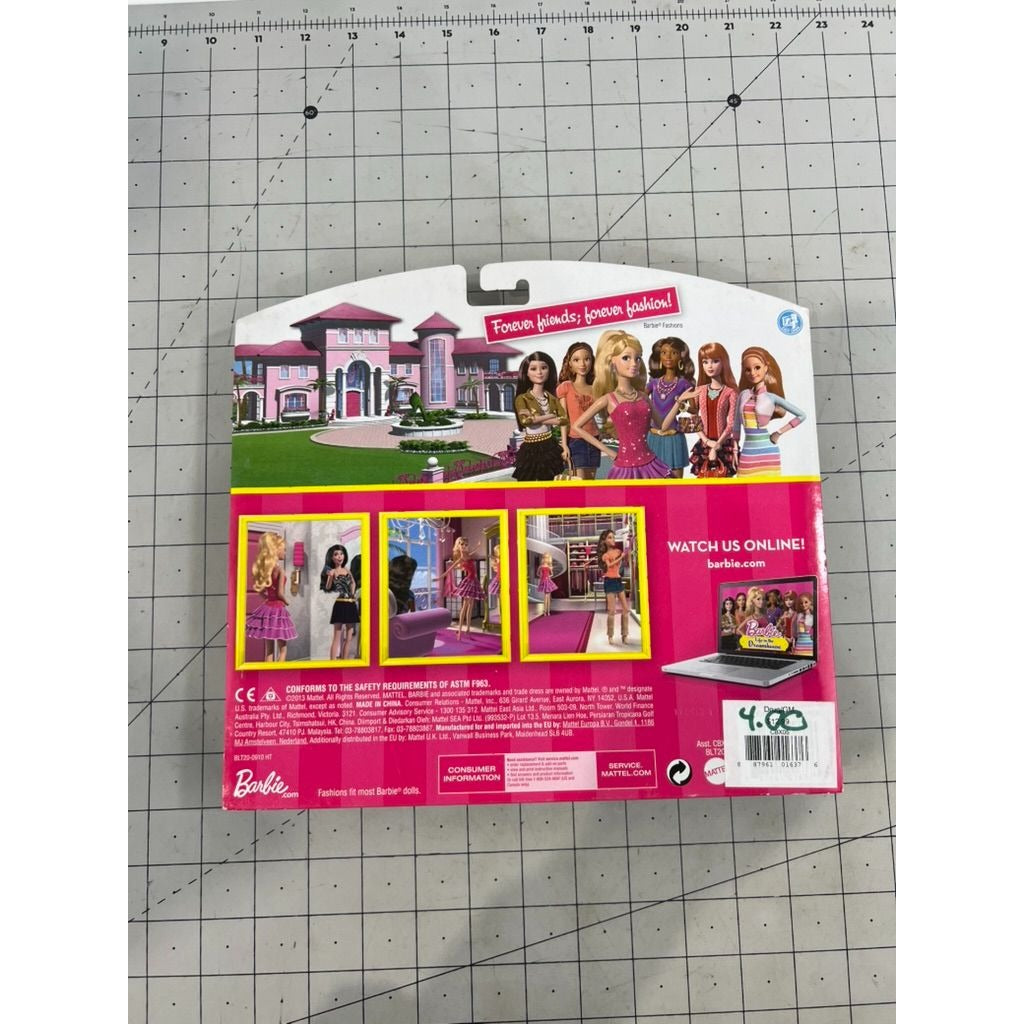 Barbie Night Looks Fashion Assortment - 2 Outfits & Accessories New In Box
